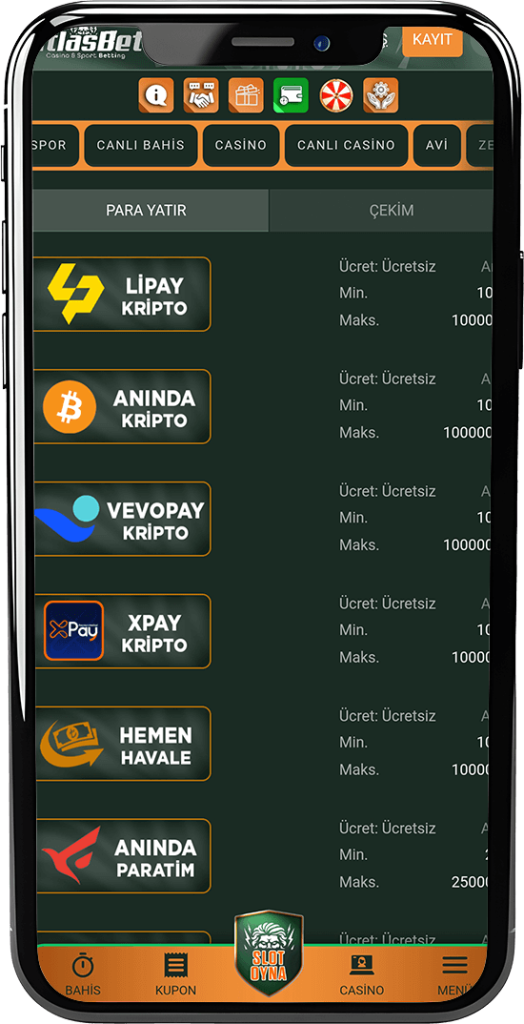 Atlasbet Para Yatırma
