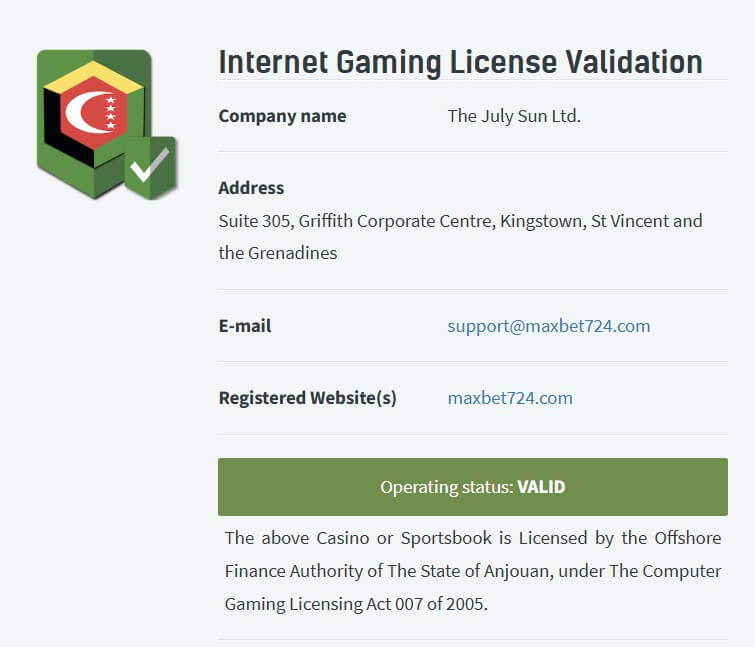 Maxbet Lisansı
