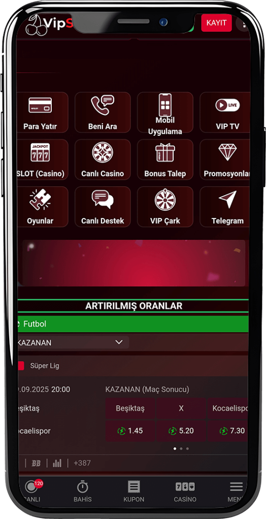 VipSlot Müşteri Hizmetleri